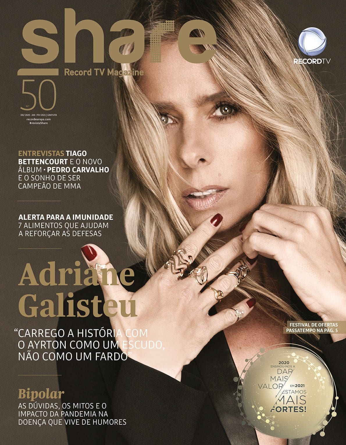 Share Magazine 50 - Adriane Galisteu