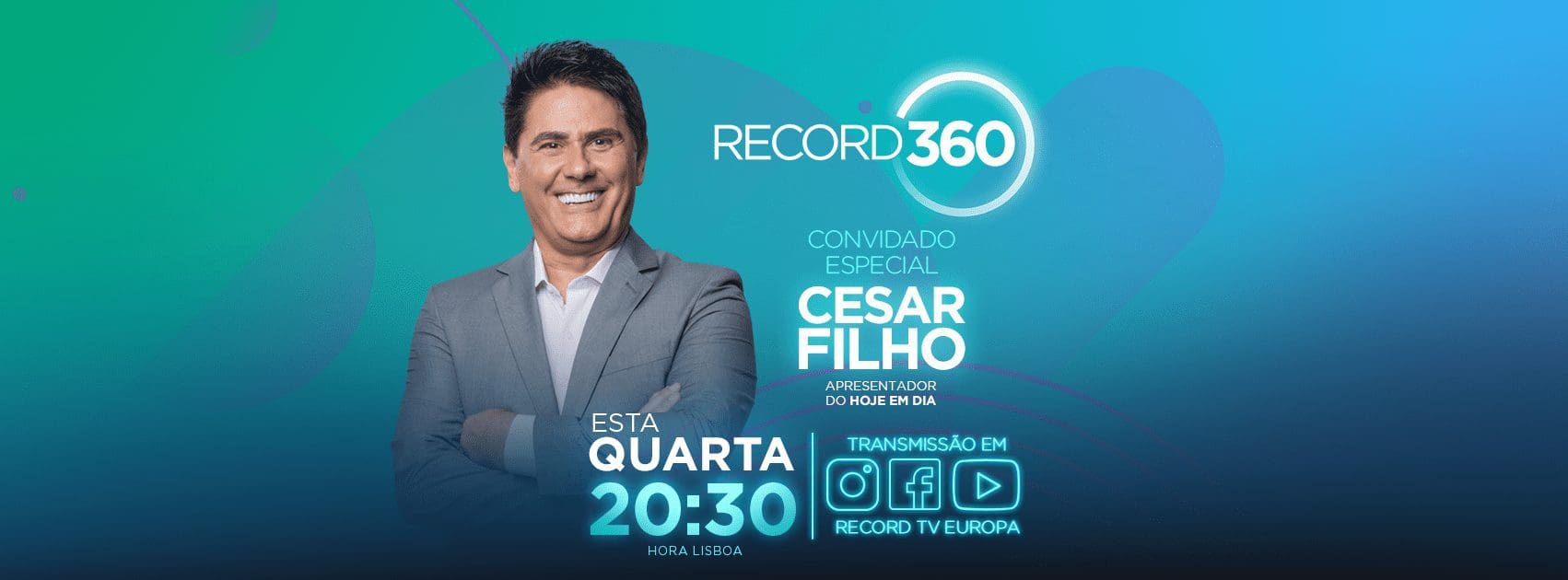 Cesar Filho é o convidado do ‘Record 360’
