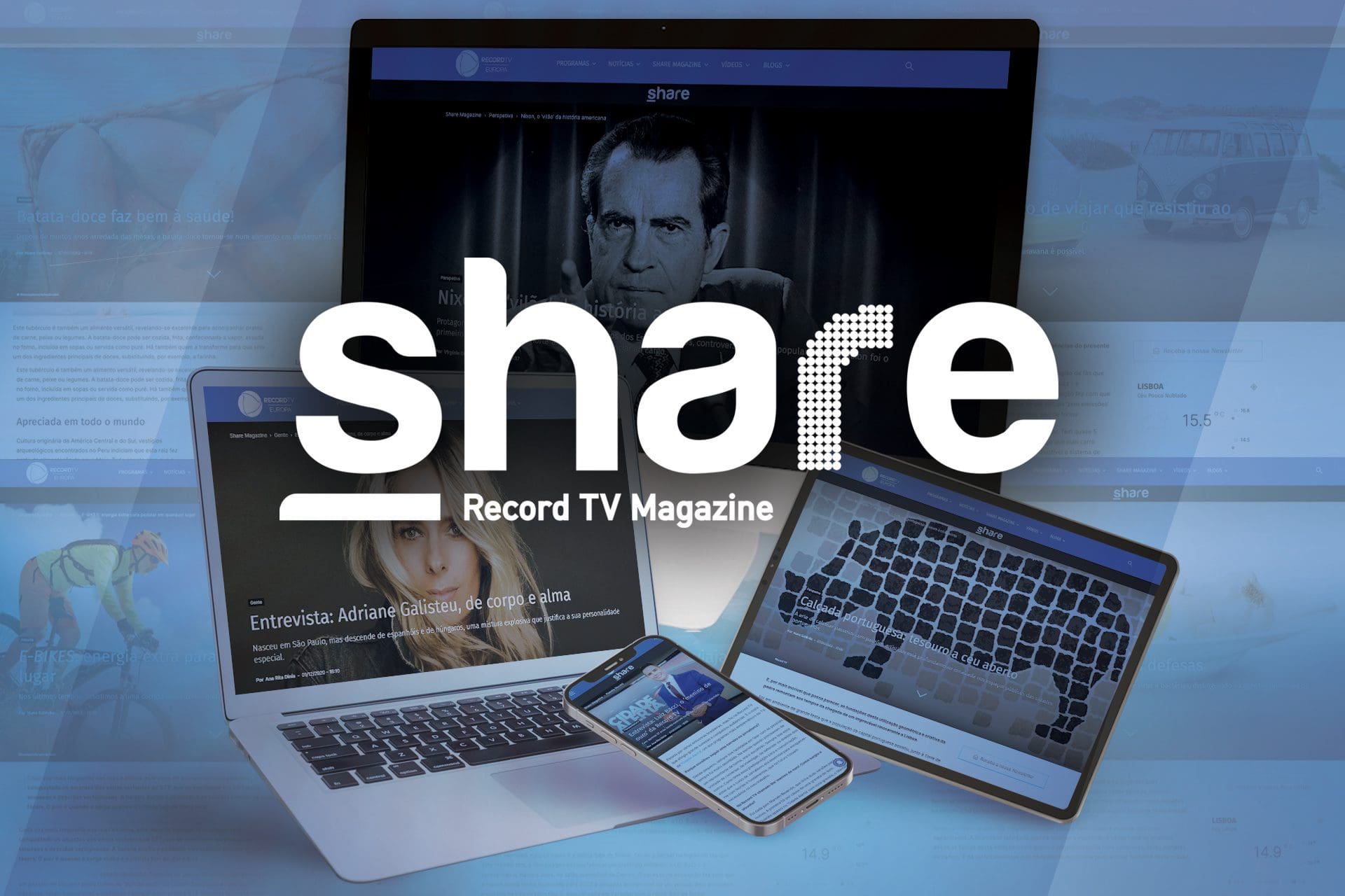 Share Magazine, informação de qualidade, apresentada com criatividade.