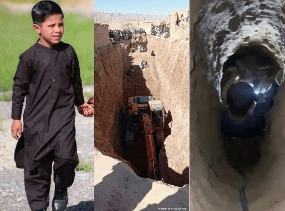 Morreu menino afegão resgatado de poço
