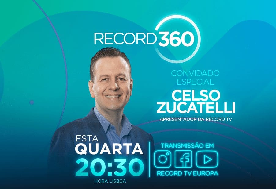 Celso Zucatelli está hoje no ‘Record 360’
