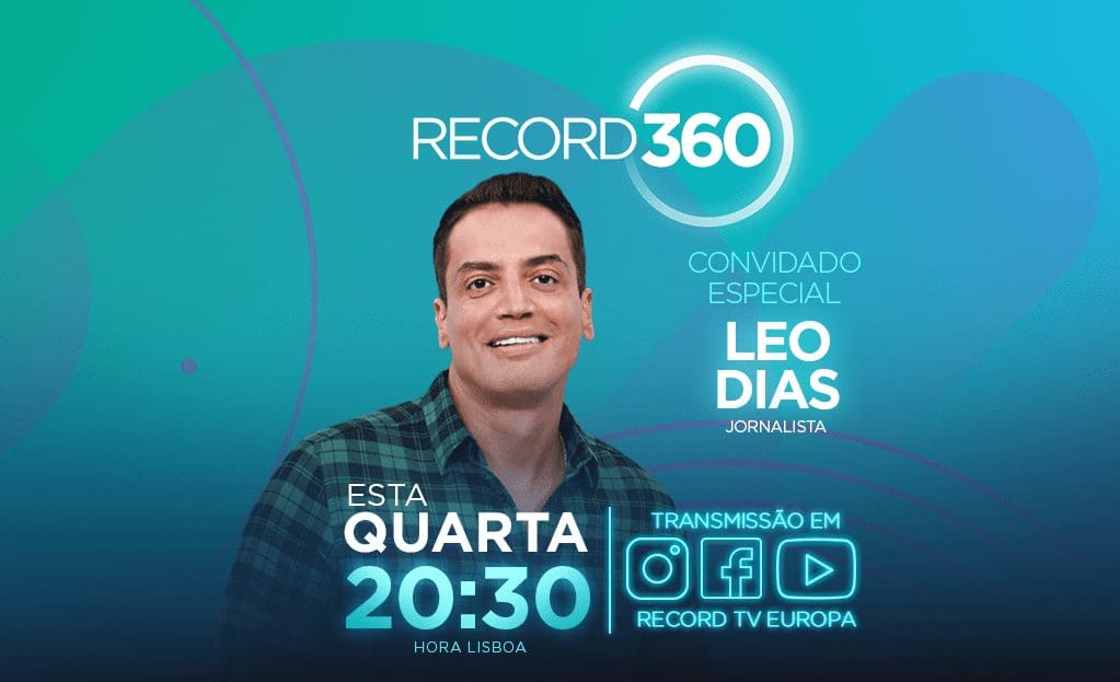 Leo Dias em entrevista exclusiva ao ‘Record 360’