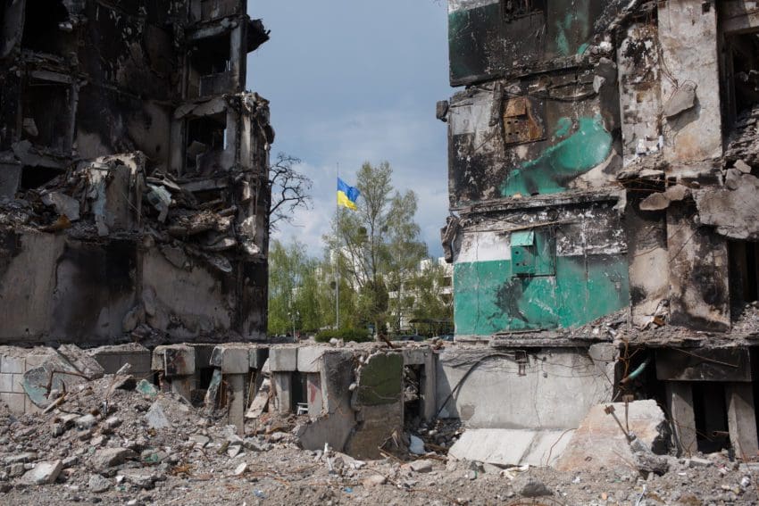 20 corpos de civis em Kiev