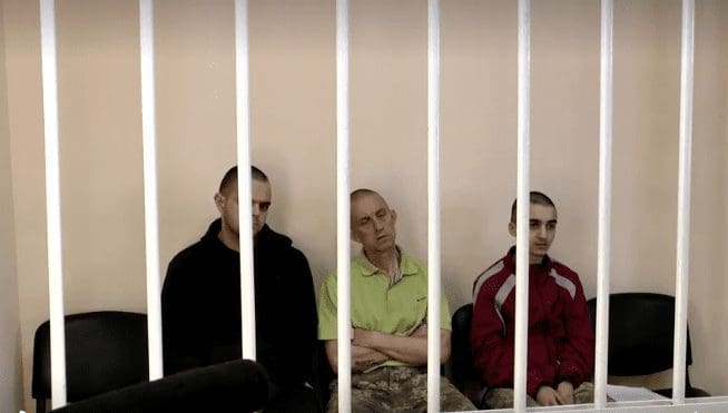 Combatentes britânicos condenados à morte por separatistas pró-russos