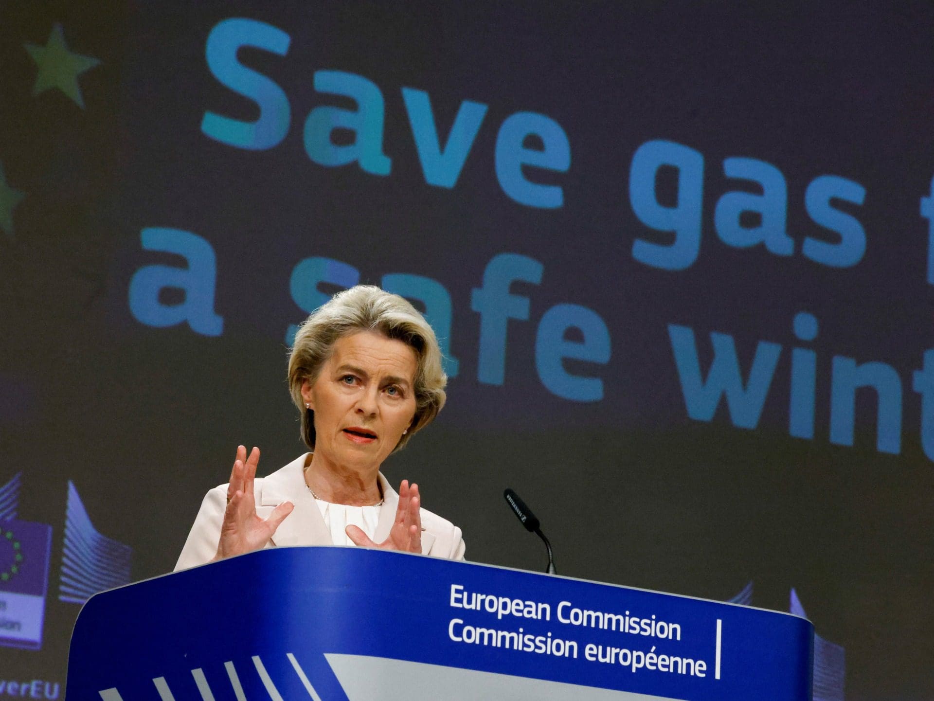 Bruxelas propõe redução do consumo de gás na Europa