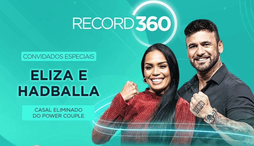 Eliza e Hadballa são os convidados do ‘Record 360’