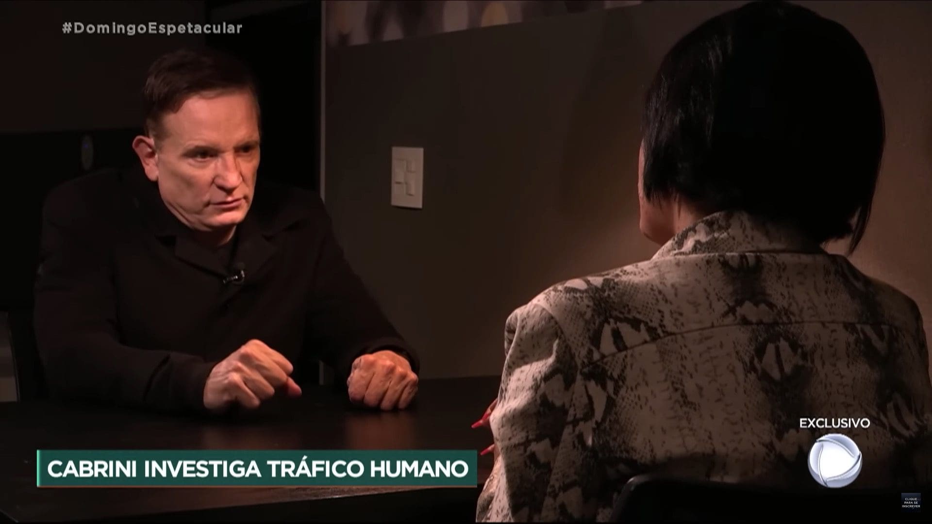 Roberto Cabrini investiga tráfico de seres humanos