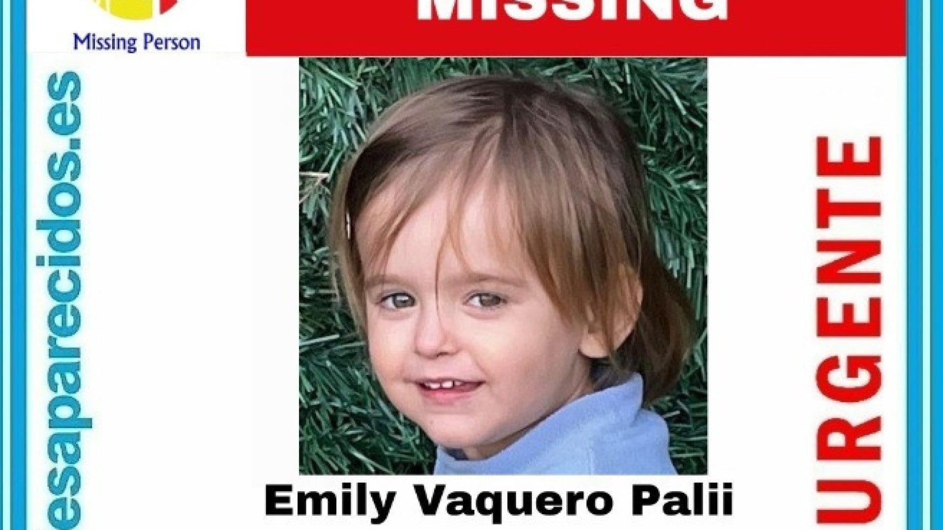 Menina de dois anos desaparecida em Espanha