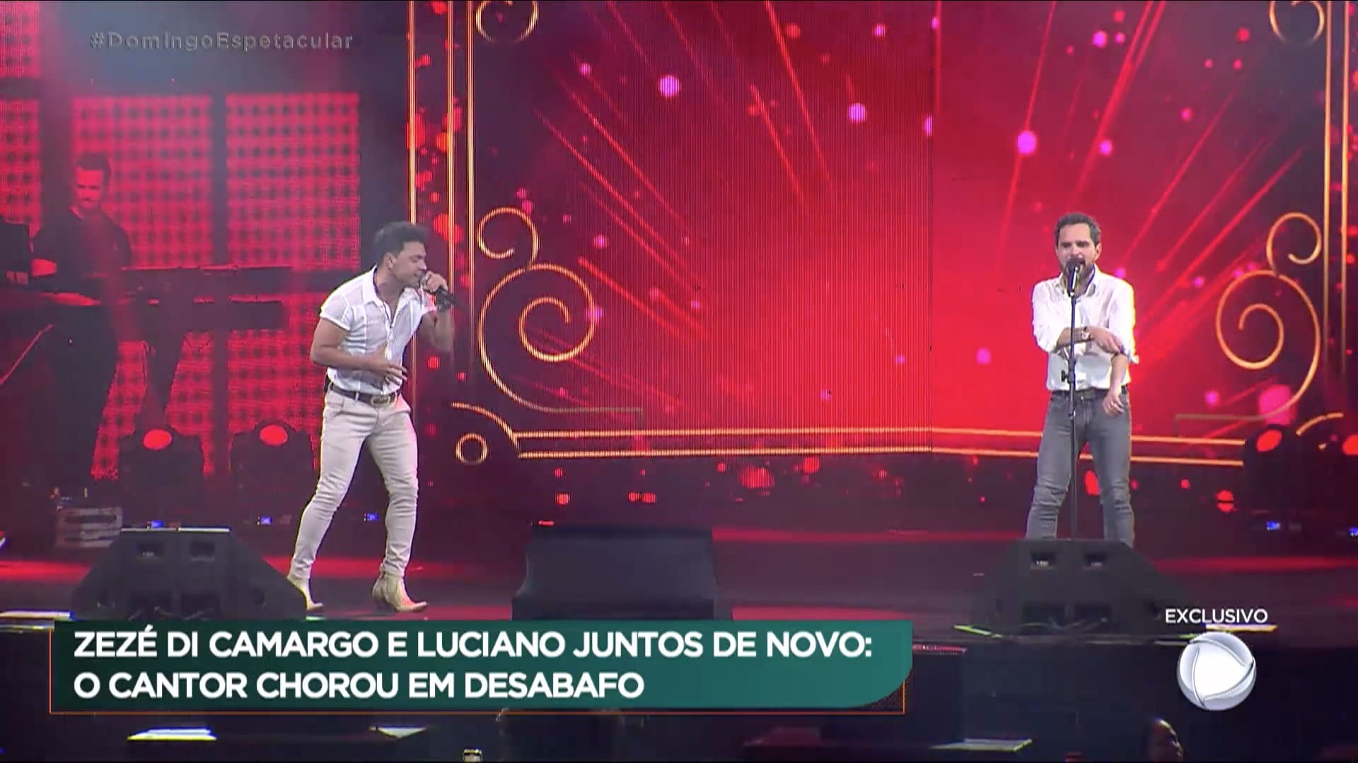Zezé Di Camargo e Luciano voltaram a subir ao palco!