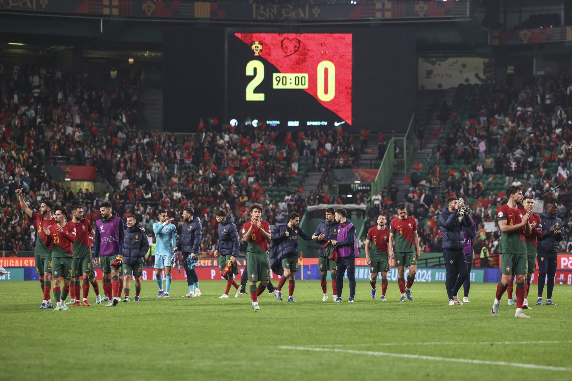 Portugal termina qualificação com recorde histórico