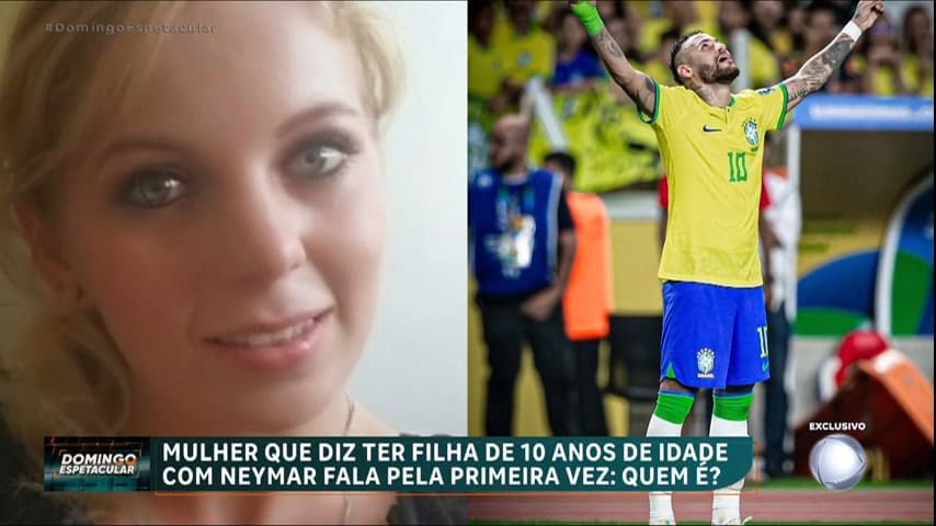 A mãe da suposta filha de 10 anos de Neymar fala pela primeira vez