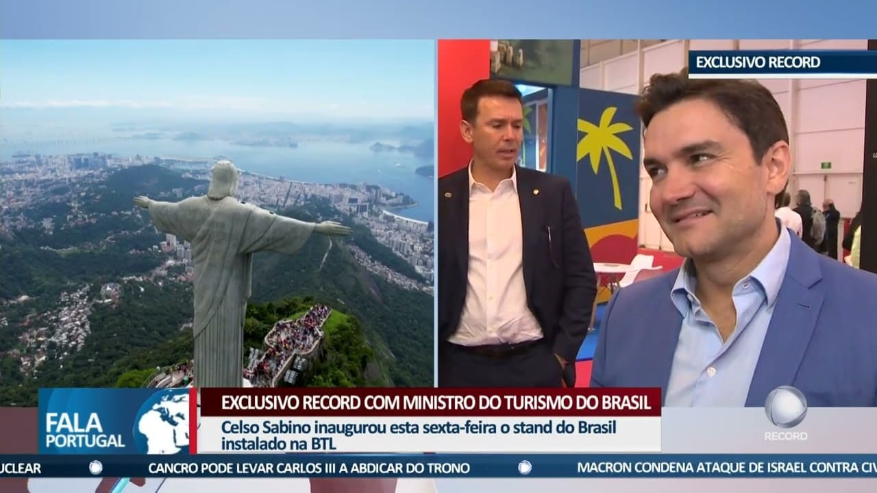 Exclusivo Record Com Ministro Do Turismo Do Brasil