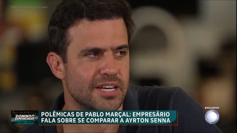 Pablo Marcal Fala Sobre A Comparacao Que Fez De Si Com Ayrton Senna